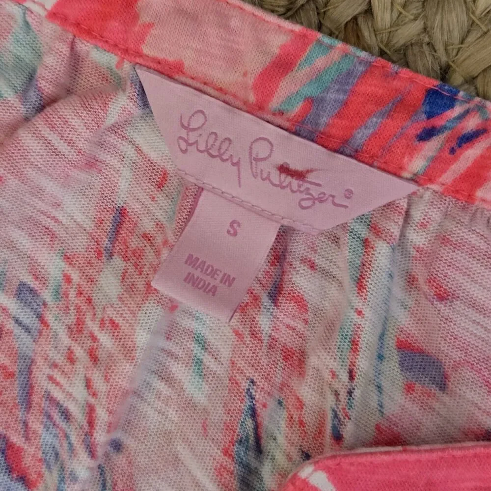 Lilly Pulitzer Del Lago Tunic Dress Size Small Never Been‎ Betta Pink Tassels